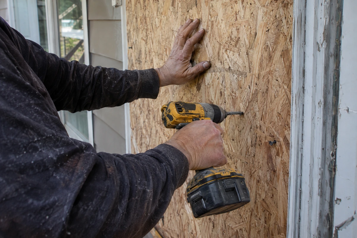 Emergency board up contractor